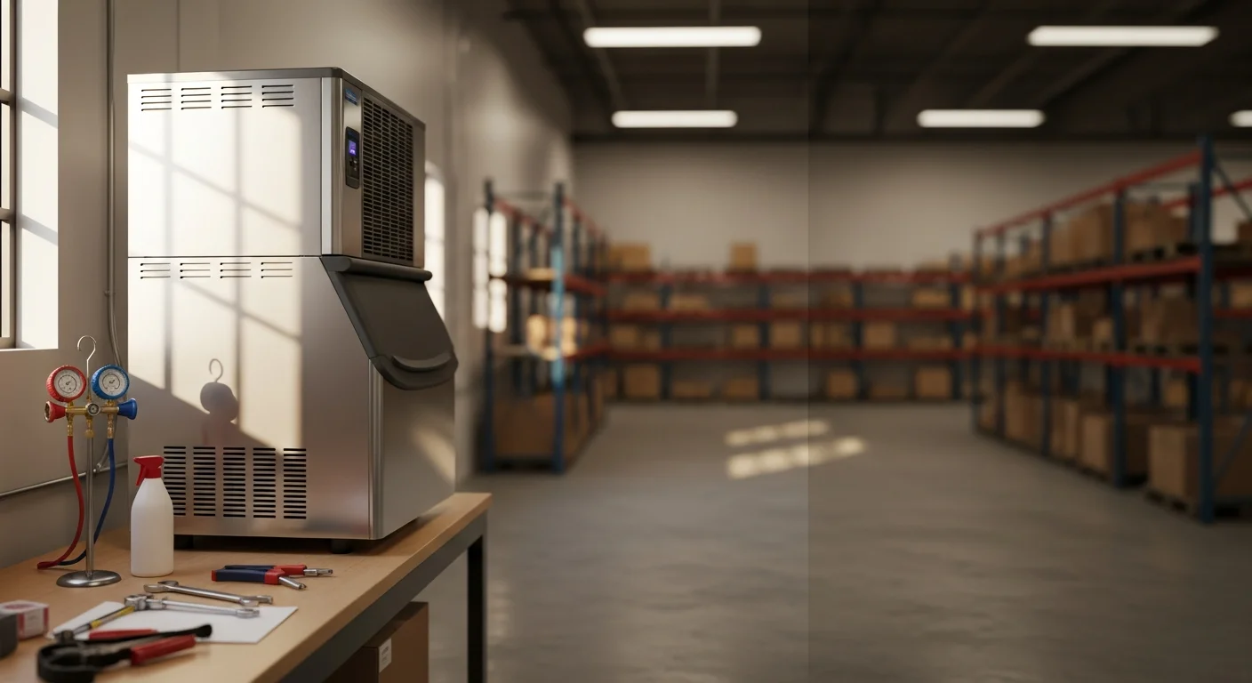 Commercial ice machine and refrigeration equipment