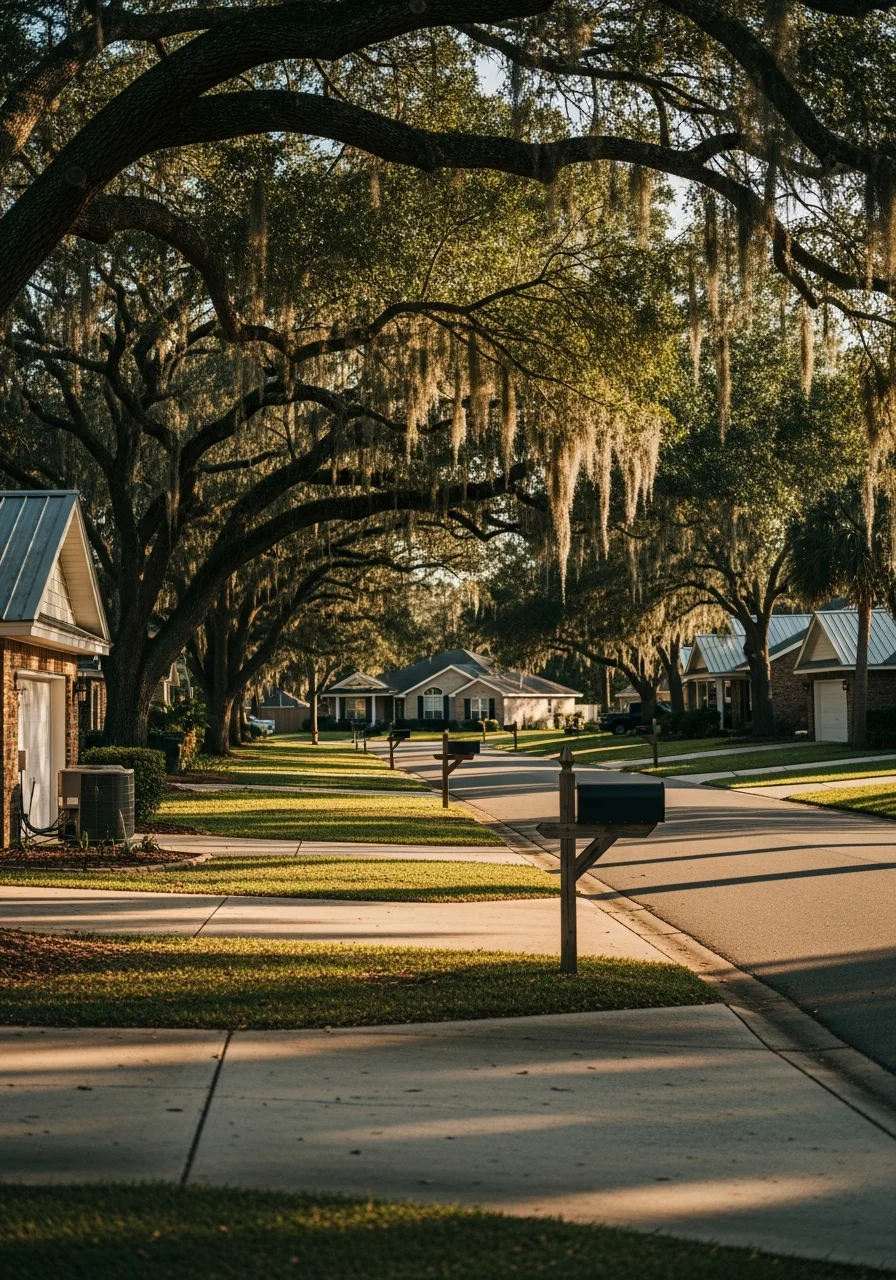 Green Cove Springs residential property with natural landscaping and proximity to water features.