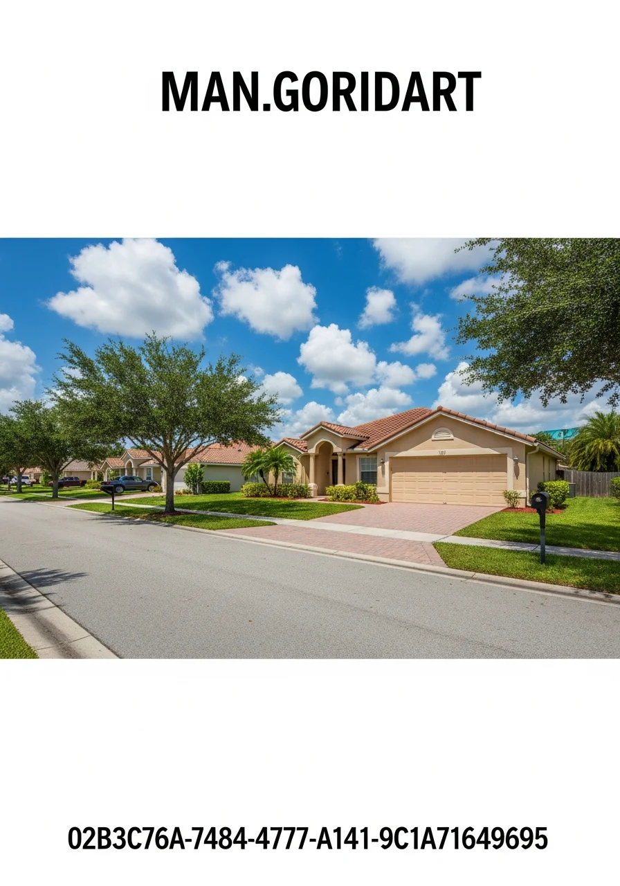 Mandarin home exterior with mature landscaping and oak tree shade, showing typical neighborhood character and property style.
